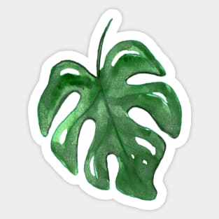 Monstera Deliciosa Leaf Sticker